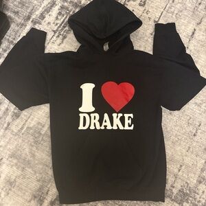 I love drake hoodie size small